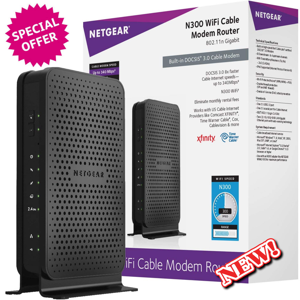best cable modem with wireless router